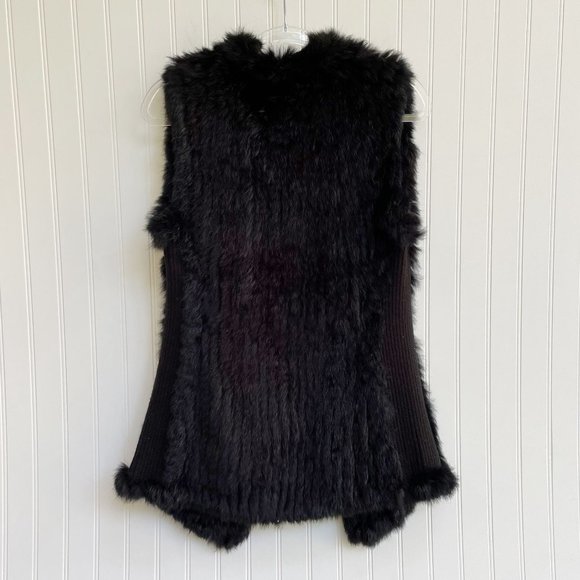 Metric Knits Fur Vest Collection Black - Picture 6 of 6